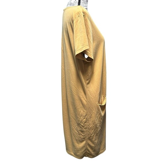 Sigrid Olsen  Pull-Over Dress Size Large Minimalist, Butter, Soft Lagenlook Hip - Picture 2 of 7
